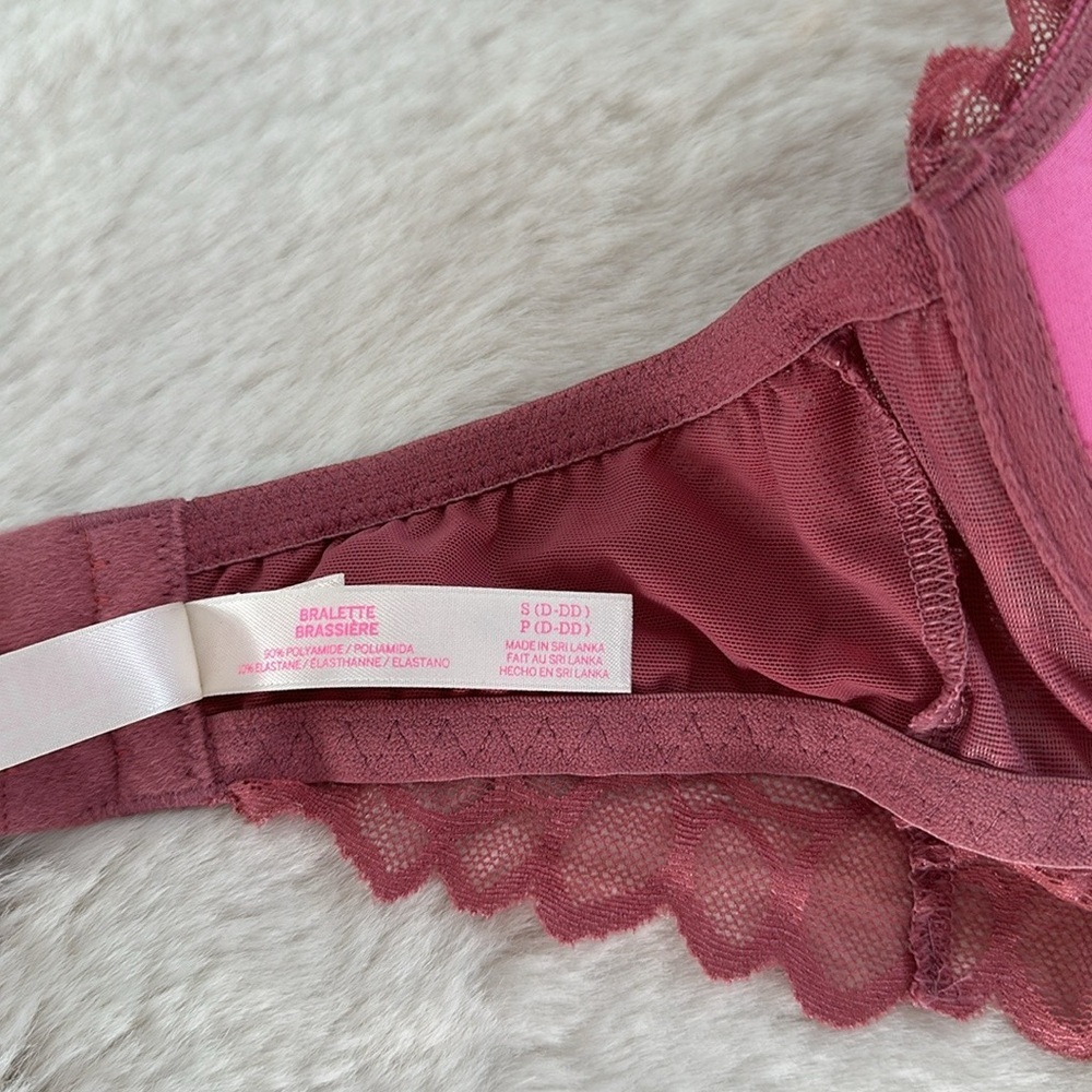 NWOT VS PINK Lace Halter Bralette size Small D-DD - Picture 6 of 6
